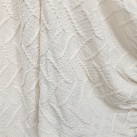 NWT ASTR the Label Cream Long Sleeve Ruched Center Cropped Top Women's XL3we` - Picture 8 of 10